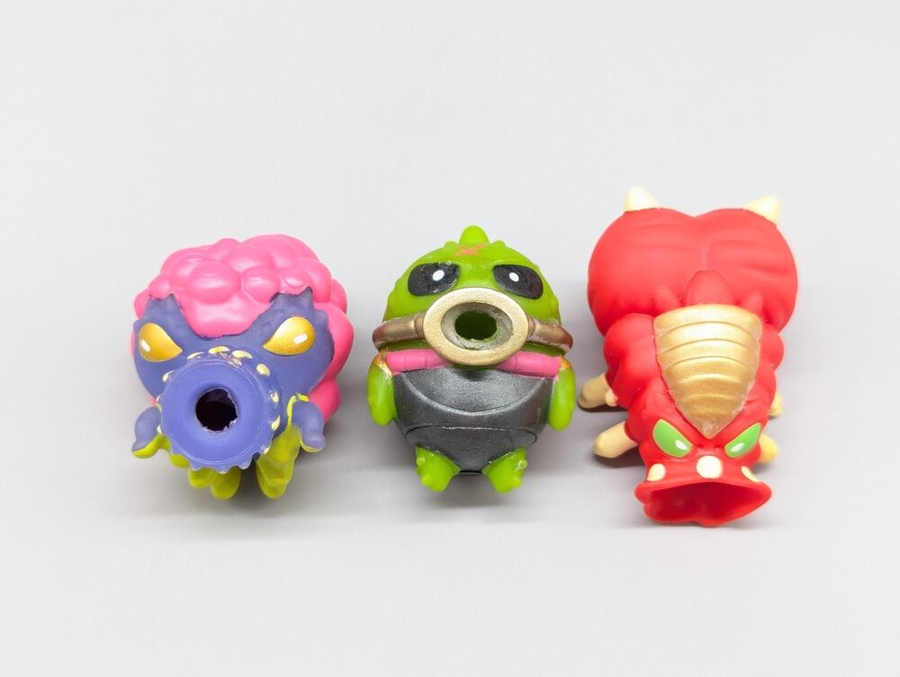 Moose Treasure X Alien Ooze Egg Lot Monster Toy Mini Figures Squeeze Hatch